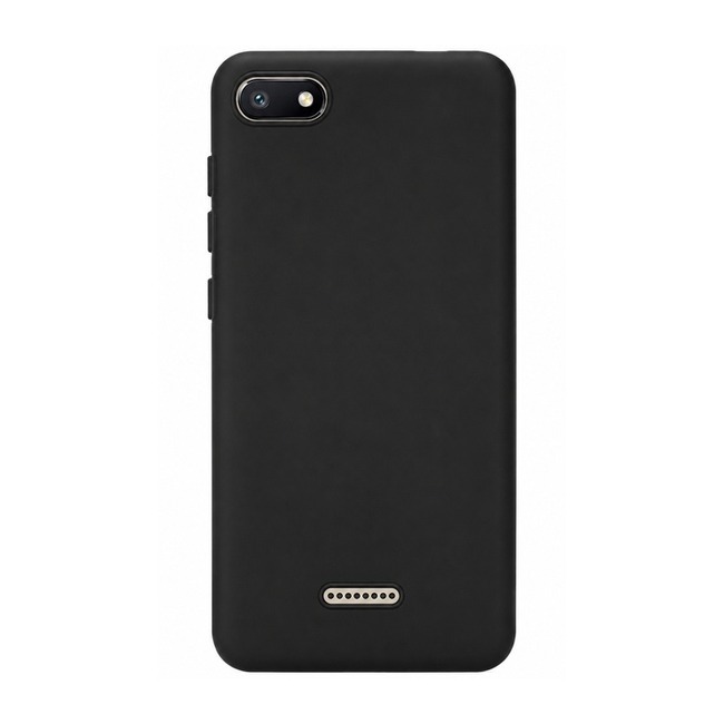 Θήκη σιλικόνης για Xiaomi Redmi 6A - μαύρη