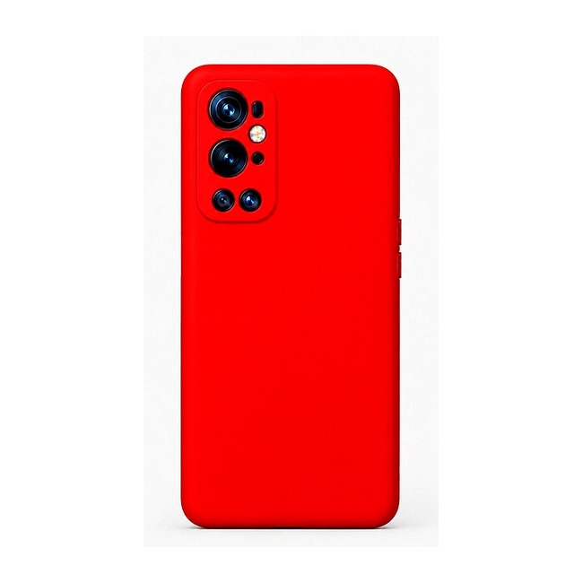 θήκη σιλικόνης (Soft) για OnePlus 9 Pro - κόκκινη