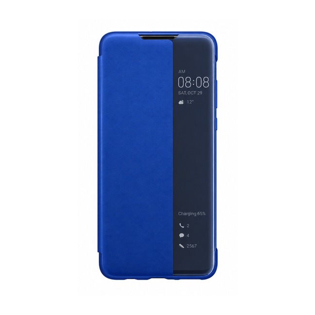 Θήκη Βιβλίο Smart View Flip για Samsung Galaxy S20 Ultra / Samsung Galaxy S20 Ultra - Μπλε