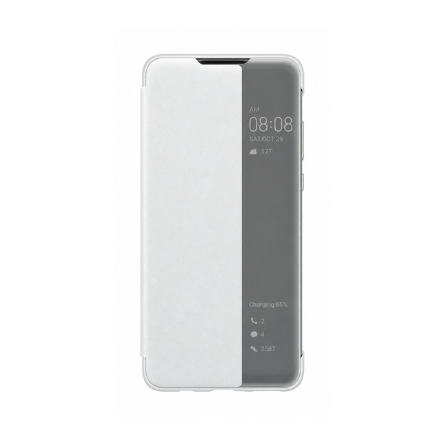 Θήκη Βιβλίο Smart View Flip για Apple iPhone 11 Pro - Ασημί