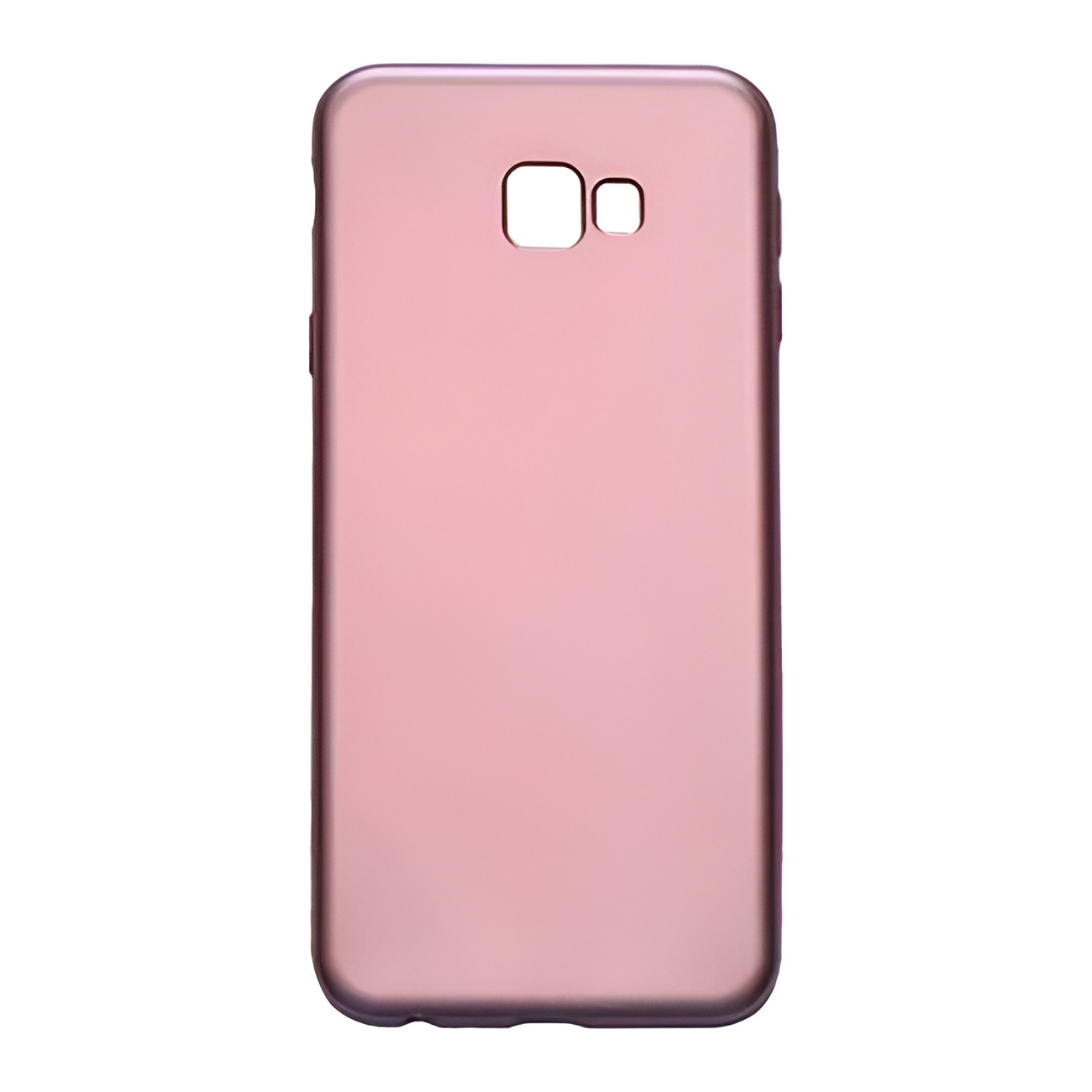 Θήκη Πλάτης Πλαστική με Πλαίσιο Σιλικόνης Samsung Galaxy J4 Plus - Χρώμα: Ρόζ/Μαύρο