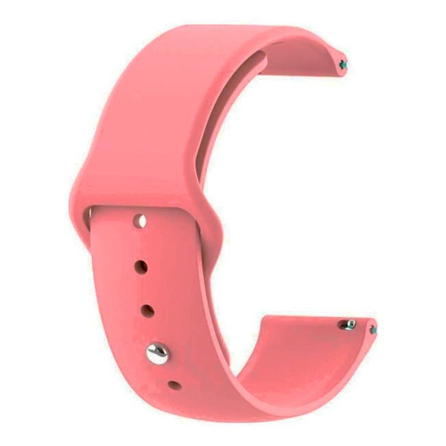 Smoothband Λουράκι Σιλικόνης με Pin για Apple Watch 42 / 44mm - Χρώμα: Ροζ