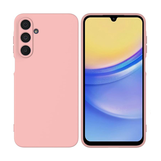 Θήκη Πλάτης Σιλικόνης Soft για Galaxy A56 - Χρώμα: Ροζ